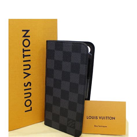 black louis vuitton iphone case|Louis Vuitton iPhone folio.